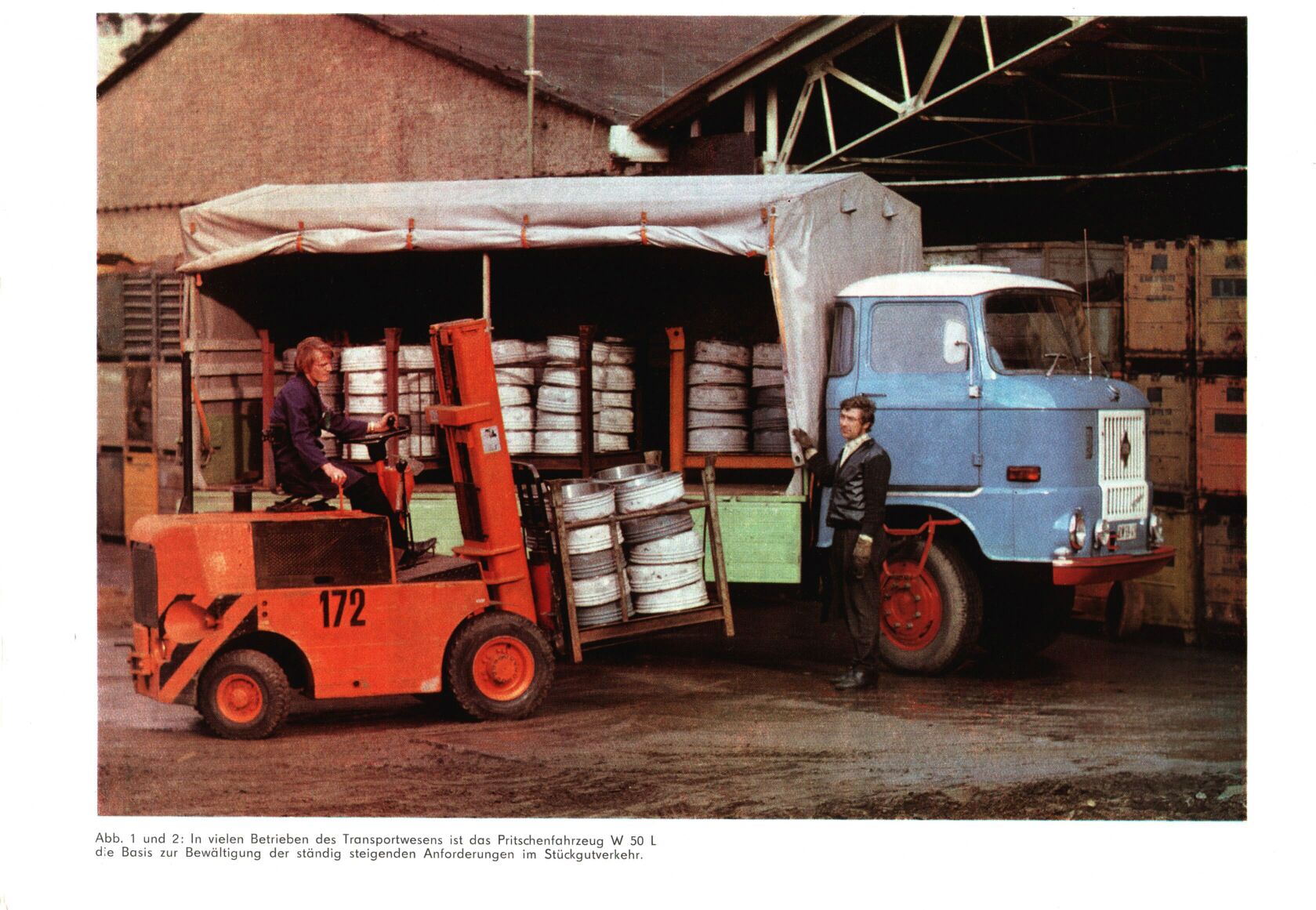 Ausgabe 1973 Broschüre DDR LKW IFA W 50 L/FPS Fahrschulfahrzeug Prospekt
