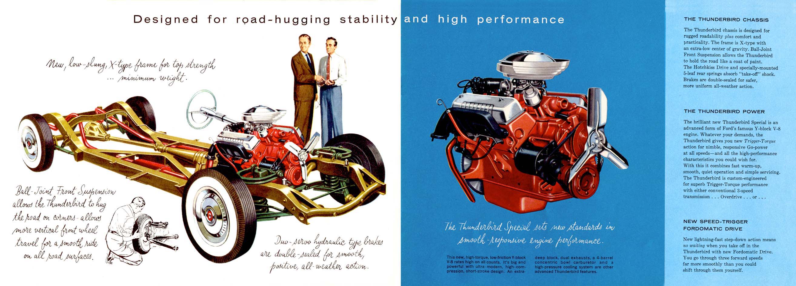 1955 Ford Thunderbird brochure
