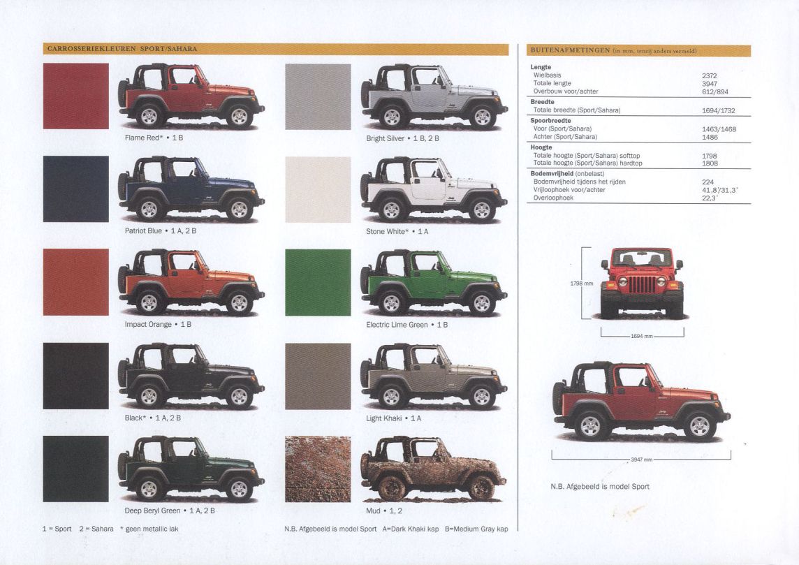 2006 Jeep Wrangler brochure